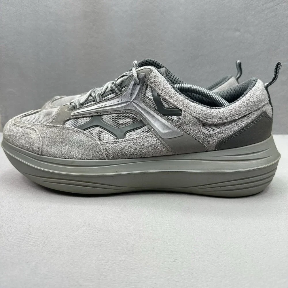 Mens Size 13.5 (EU 48 1/3) Kybun Sursee‎ 20 Shoes Gray Suede Walking Comfort